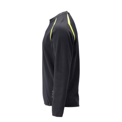 Mikina moderného strihu Mikina Multisafe, čierna modrá/hi-vis žltá
