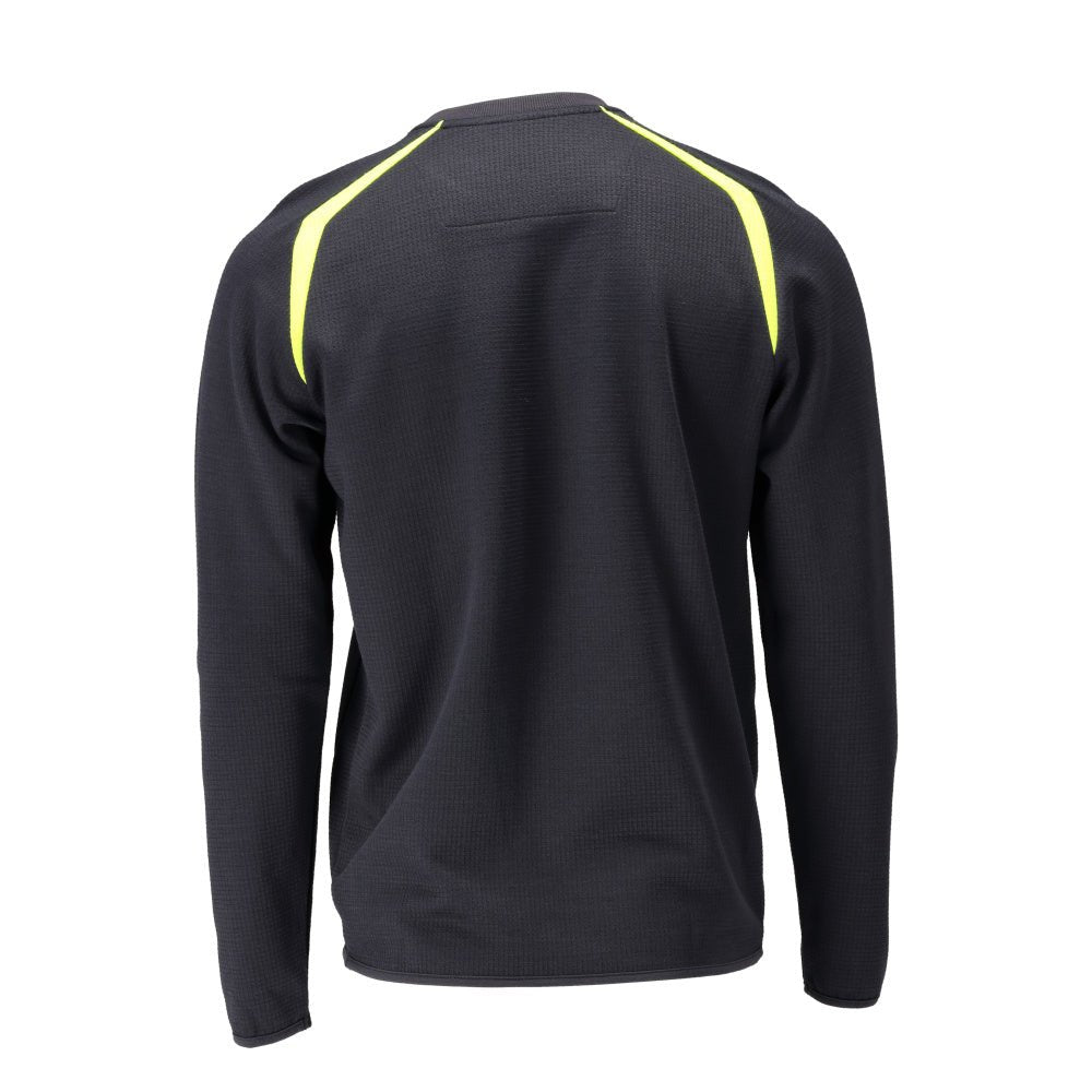 Mikina moderného strihu Mikina Multisafe, čierna modrá/hi-vis žltá
