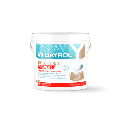 BAYROL Chlorilong® POWER 5 Pomaly rozpustné 5-funkčné chlórové tablety