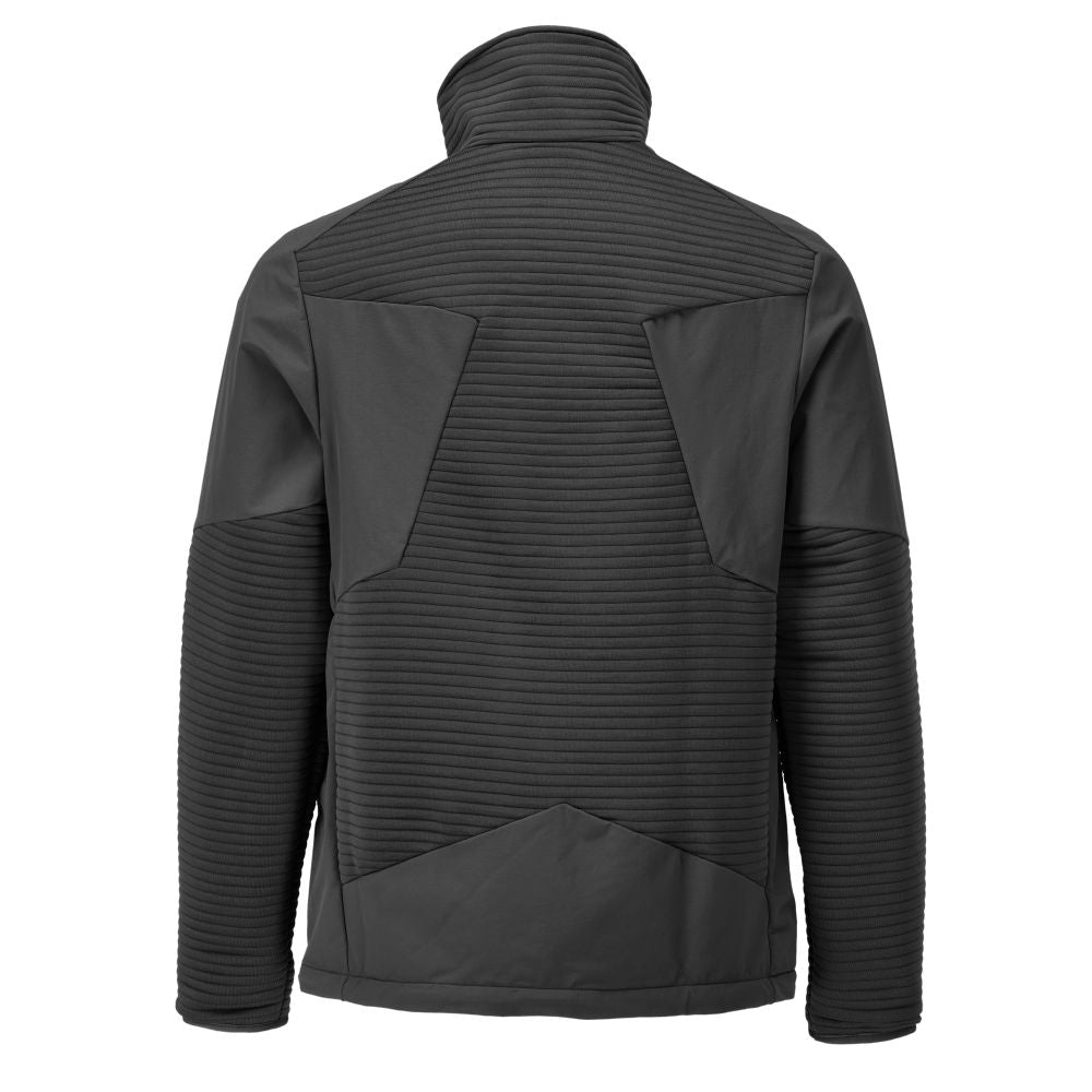Fleece sveter, krátky zips, mikroflísová podšívka bundy