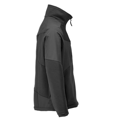 Fleece sveter, krátky zips, mikroflísová podšívka bundy