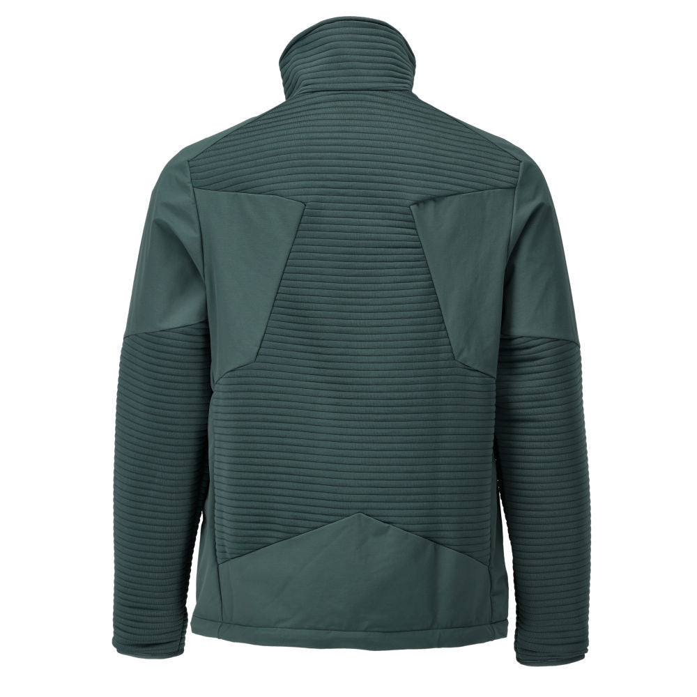 Fleece sveter, krátky zips, mikroflísová podšívka bundy