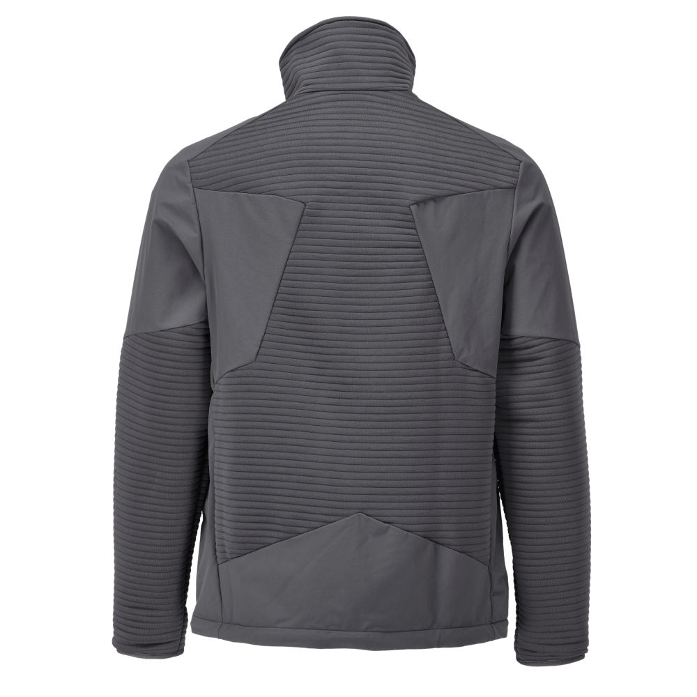 Fleece sveter, krátky zips, mikroflísová podšívka bundy