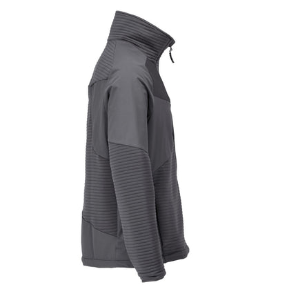 Fleece sveter, krátky zips, mikroflísová podšívka bundy