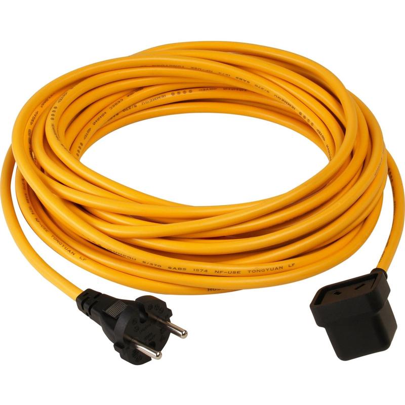 Nabíjací kábel Numatic žltý pre TwinTec 3 x 1,0 mm², cca. 3 m long | Balenie (1 kus)
