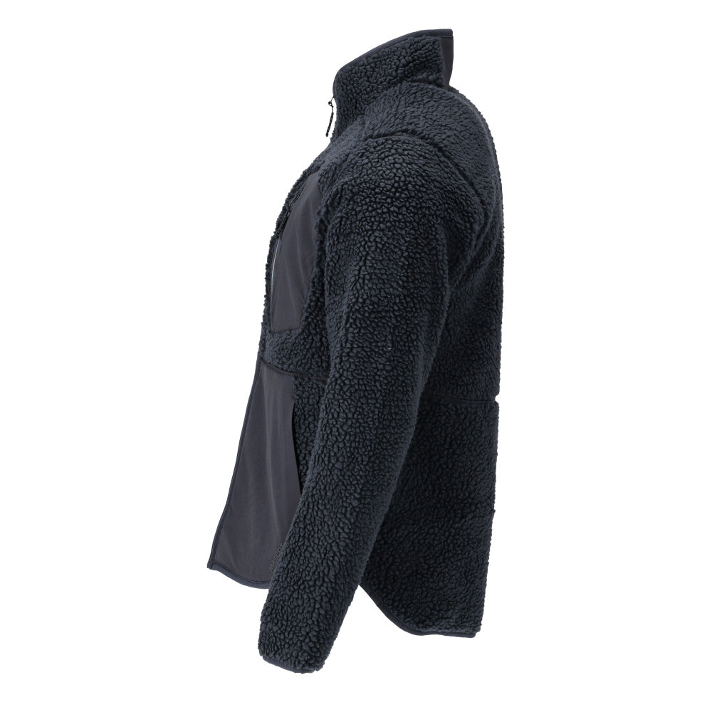 Bunda z vláknitej kožušiny so zipsom Bunda z vláknitej kožušiny