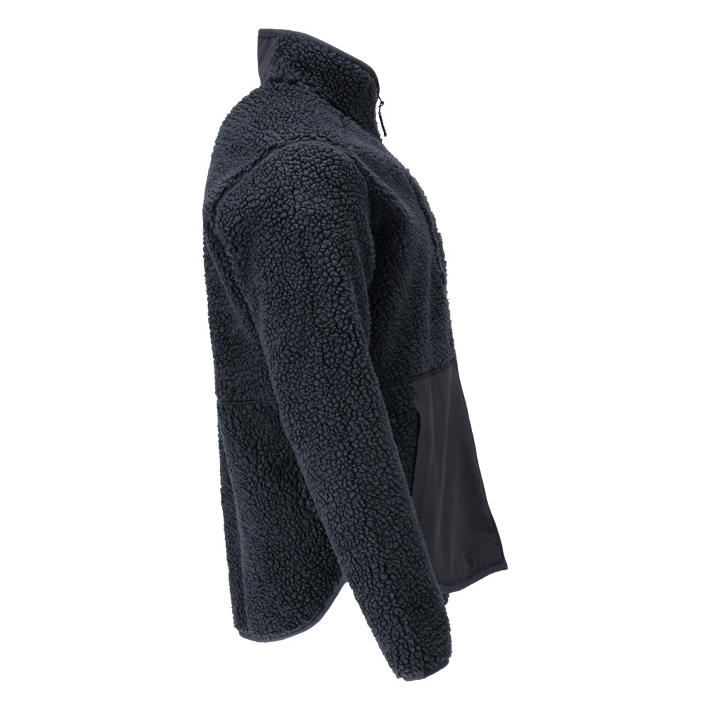 Bunda z vláknitej kožušiny so zipsom Bunda z vláknitej kožušiny