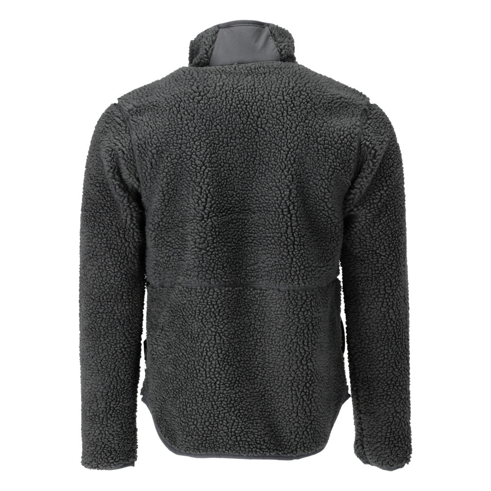 Bunda z vláknitej kožušiny so zipsom Bunda z vláknitej kožušiny