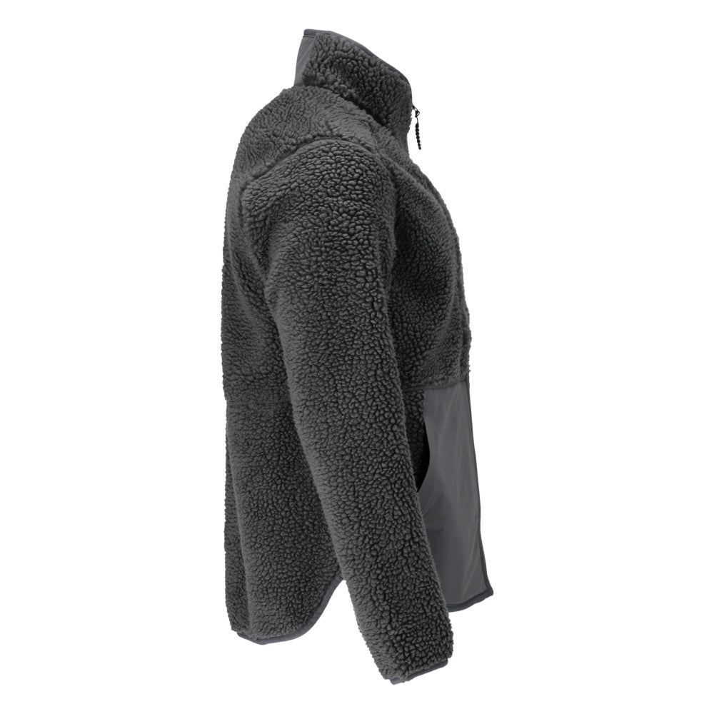 Bunda z vláknitej kožušiny so zipsom Bunda z vláknitej kožušiny