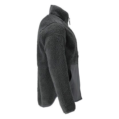 Bunda z vláknitej kožušiny so zipsom Bunda z vláknitej kožušiny