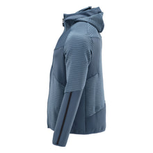 Fleece sveter, kapucňa, mikroflísová bunda na zips, kamenná modrá