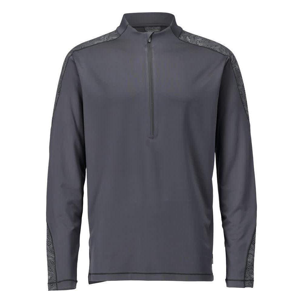 Tričko, dlhý rukáv, krátky zips