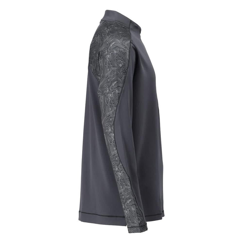 Tričko, dlhý rukáv, krátky zips