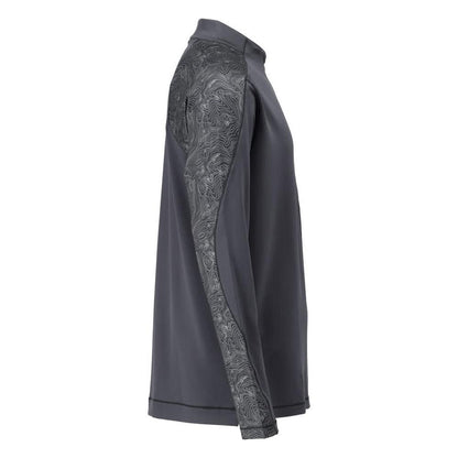 Tričko, dlhý rukáv, krátky zips