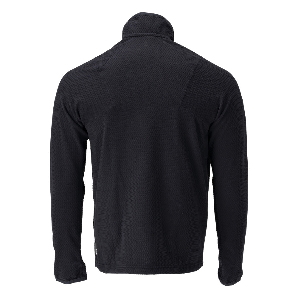 Mikroflísový sveter s krátkym zipsom z mikroflísu