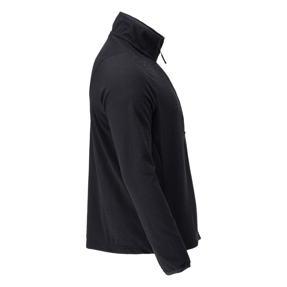 Mikroflísový sveter s krátkym zipsom z mikroflísu