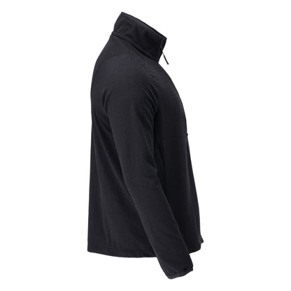 Mikroflísový sveter s krátkym zipsom z mikroflísu