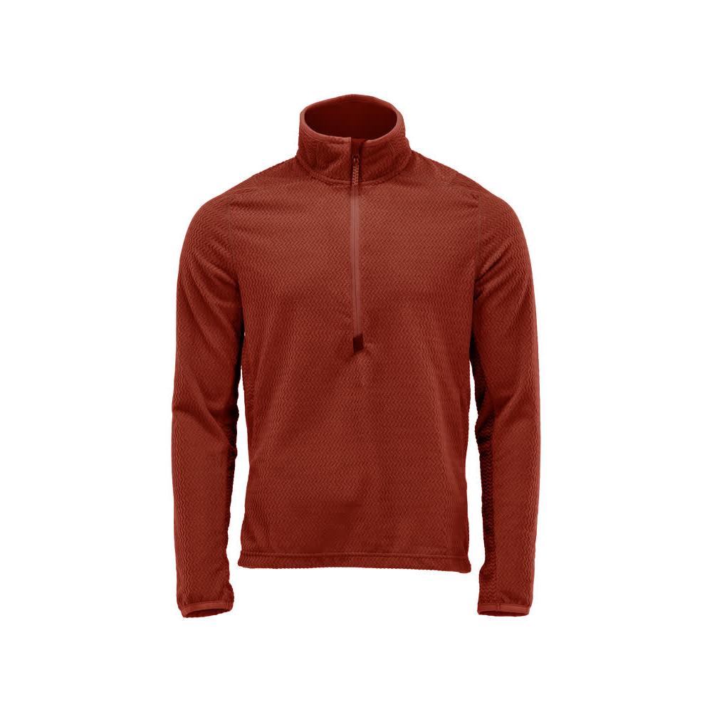 Mikroflísový sveter s krátkym zipsom z mikroflísu