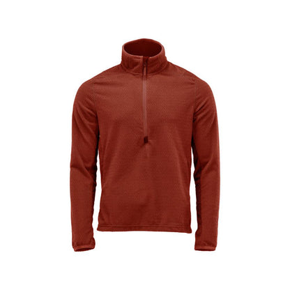 Mikroflísový sveter s krátkym zipsom z mikroflísu