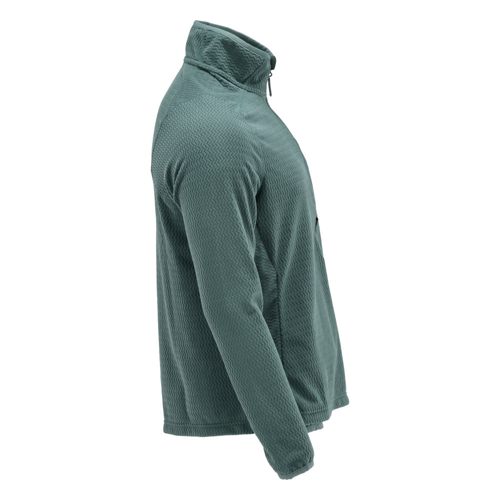 Mikroflísový sveter s krátkym zipsom z mikroflísu