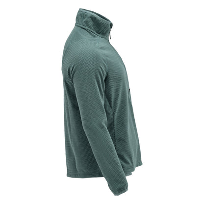 Mikroflísový sveter s krátkym zipsom z mikroflísu