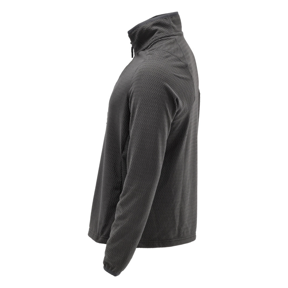 Mikroflísový sveter s krátkym zipsom z mikroflísu