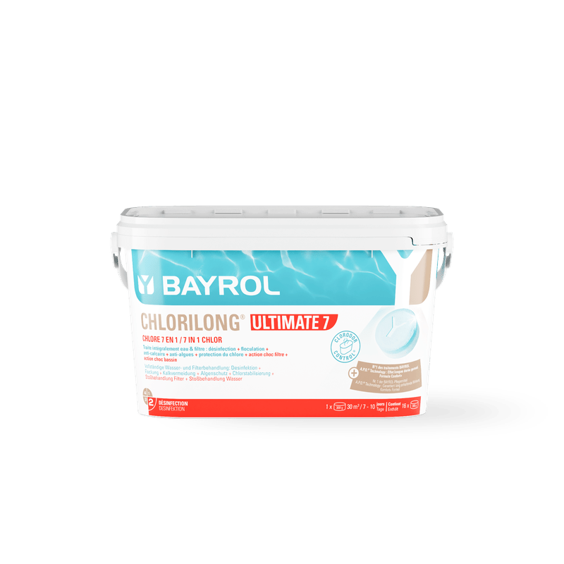 BAYROL Chlorilong® ULTIMATE7 dvojfázové chlórové tablety so 7 funkciami