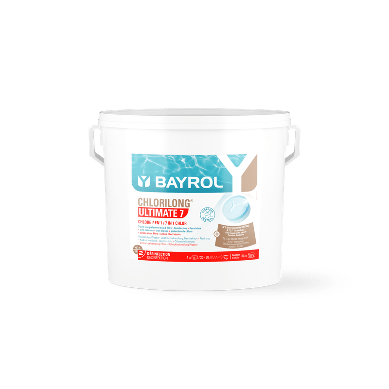 BAYROL Chlorilong® ULTIMATE7 dvojfázové chlórové tablety so 7 funkciami