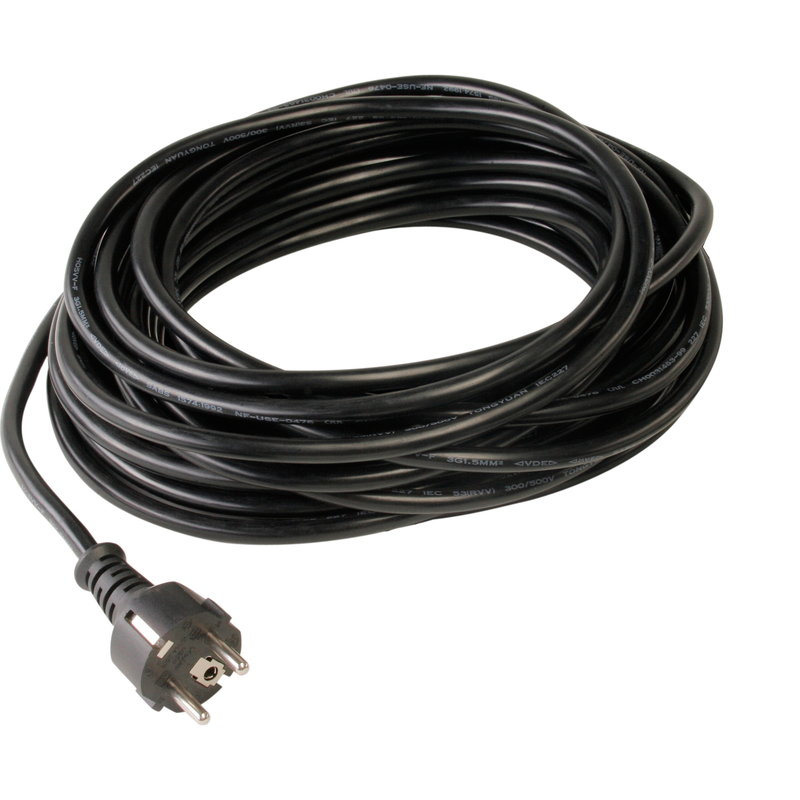 Numatic prívodný kábel 2-žilový, 10,0 m x 1,00 mm, čierny | Balenie (1 kus)