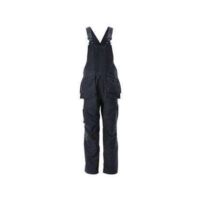 Dungarees, vrecká na kolenách, strečové vložky Dungarees, čierno-modré