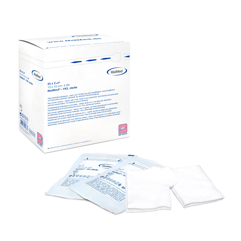 MaiMed-VKS-sterilné fleecové štrbinové obklady, 25x2 kusy/krabička