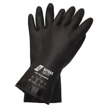 NITRAS BLACK BARRIER, rukavice na ochranu proti chemikáliám, čierne