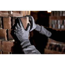 NITRAS NYLOFLEX, montážne rukavice, šedá / čierna