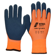 NITRAS SOFT GRIP W, zimné rukavice, oranžová / tmavo modrá
