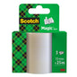3M Deutschland GmbH ponúka neviditeľnú lepiacu pásku Scotch® Magic™ 8-1925R3 ako náhradné balenie s tromi rolkami po 19 mm x 25 m v zelenom kockovanom dizajne a viditeľným brandingom na obale.