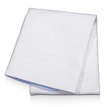 AMPri MED-COMFORT ochranná podložka do postele prateľná 75 x 90 cm, modrá/biela | Balenie (1 kus)