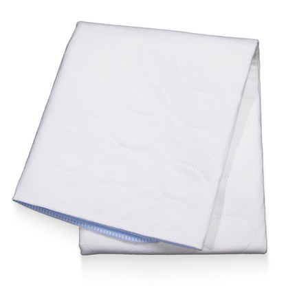AMPri MED-COMFORT ochranná podložka do postele prateľná 75 x 90 cm, modrá/biela | Balenie (1 kus)
