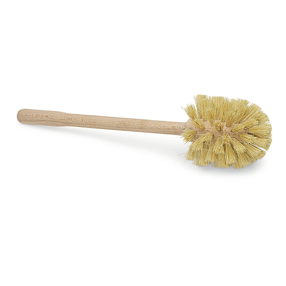 WC kefa Nölle Profi Brush z dreva s prírodnými vláknami (39 cm, Ø 90 mm) od Nölle Profi Brush Bürsten- & Pinseltechnik e.K. zabezpečuje vďaka guľatej hlave efektívne, ekologické a udržateľné čistenie WC.