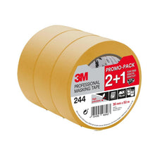 3M™ maliarska maskovacia páska 244T3, propagačné balenie, 36 mm x 50 m, 1 kotúč/balenie | Balenie (1 rolka)