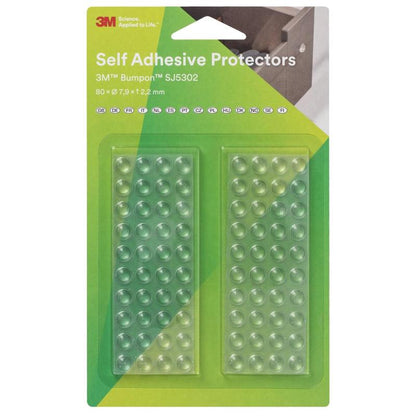 3M™ Bumpon™ SJ5302BL elastické nárazníkové mini balenie, priehľadné, 80 kusov, 7,9 x 2,2 mm, lepiaci akryl A-20 | Balenie (80 kusov)