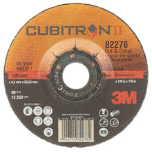 3M™ Cubitron™ II brúsny kotúč Cubit & Grind, T27, 125 mm x 4 mm x 22 mm, 36+ | Balenie (10 kusov)