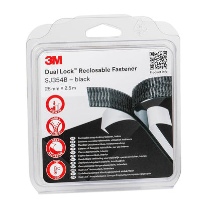3M™ Dual Lock™ SJ3540 Push Lock čierny 25 mm