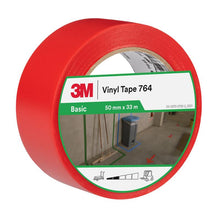 3M™ PVC páska na všeobecné použitie 764, červená, 50 mm x 33 m, 0,13 mm, jednotlivo zabalená | Balenie (1 rolka)