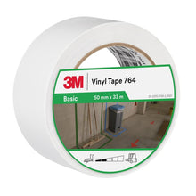 3M™ PVC páska na všeobecné použitie 764, biela, 50 mm x 33 m, 0,13 mm, jednotlivo zabalená | Balenie (1 rolka)