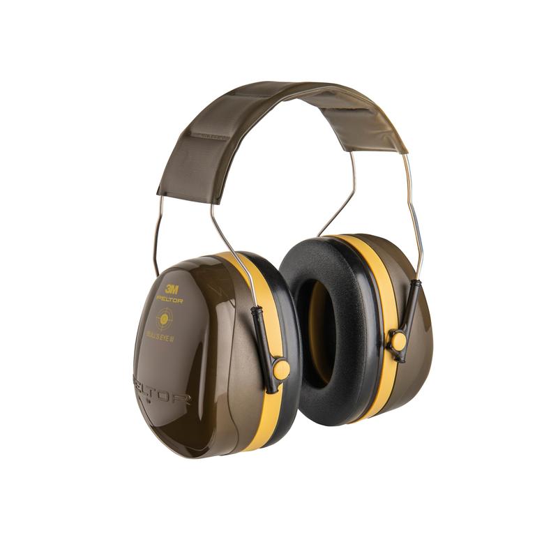 3M™ PELTOR™ mušľové chrániče sluchu Bull's Eye III, zelené, čelenka, H540A-441-GN | Balenie (1 kus)