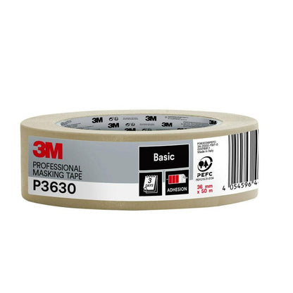 3M™ maliarska maskovacia páska P3630, maskovacia páska pre precízne maliarske práce