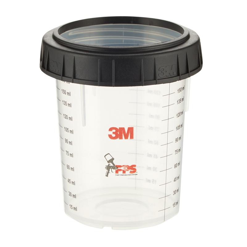 3M™ PPS™ vonkajší pohár so skrutkovacím krúžkom, malý, 170 ml, 16115 | Balenie (170 ml)