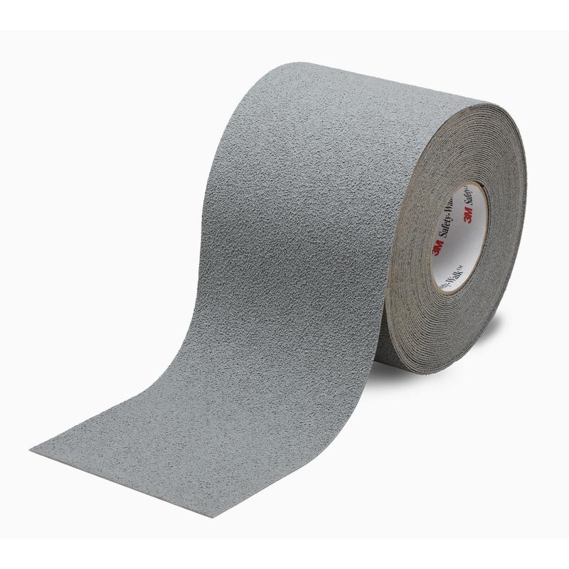 3M™ Safety-Walk™ Mokrá zóna Stredná (Typ 3) Séria 300, Sivá, 100 mm x 18,3 m, 1 rolka/puzdro | Balenie (1 rolka)