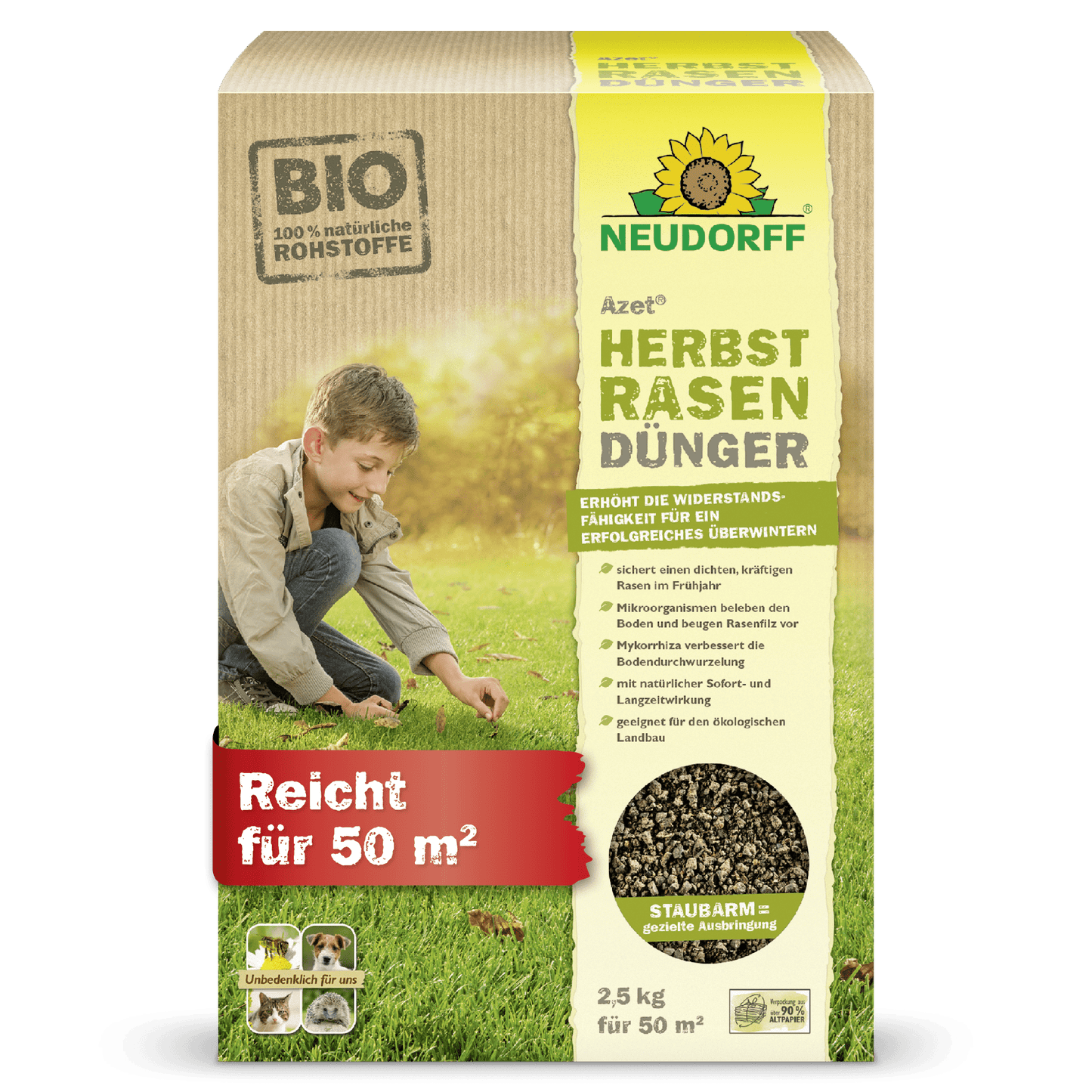 Azet jesenné trávnikové hnojivo