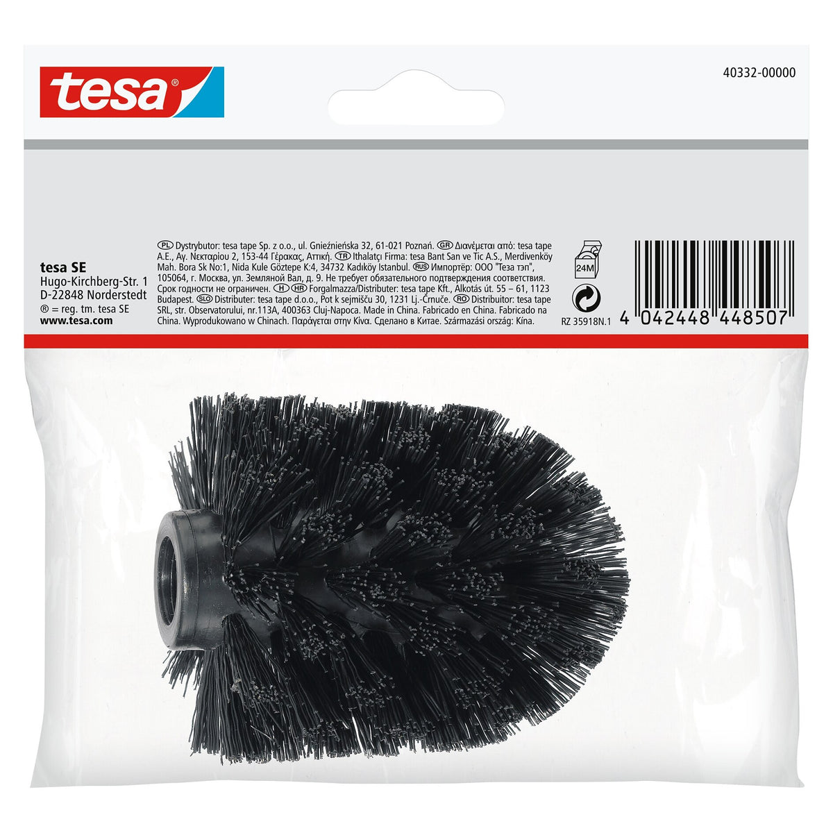 tesa Ersatzkopf für Toilettenbürste Schwarz, Deluxxe, Exxclusiv, Elegaant, Esteetic, Exxcellent, Nooblesse, Ekkro, Hukk, Klaam, Loxx, Luup, Moon oder Smooz